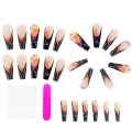 Miniatyrbilde 1 av 7: Instagram-inspirerte lange negler - Nail Spice - Stilig trappe-design - Negler med lim