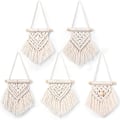 Miniatyrbild 1 av 7: Handgjort Heminrednings Macrame Kit, Vardagsrumsdekoration Med Unika Mönster Och Geometriska Designer, Bohémisk Mini Macrame Väggbonad För