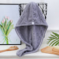 Miniatyrbild 4 av 5: 3-pack mikrofiberhårhandduk, absorberande, snabbtorkande hår