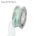 Pikkukuva 2 / 5: 2 Rullaa 4CM Läpinäkyvää Organza-nauhaa - 20 Jaardia Lahjanpakkaamiseen, Kimppuihin