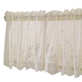 Miniatyrbilde 1 av 8: 1 stk Blomsterblonder Gardin Valance Broderi Halvtransparent Kort Wi