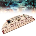 Miniatyrbild 5 av 8: Spöklik Halloween Adventskalender, Genial Design Nedräkningskalender i Trä med Mjuk Form, Exceptionellt Hantverk för Klassrumsdekor