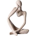 Miniatyrbilde 1 av 6: Håndlaget Abstrakt Skulptur Statue Håndlaget - Tenkende Mann -