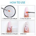 Miniatyrbilde 3 av 5: Flatback Nail Art Krystaller, Rhinestones 3d Glass Steiner
