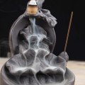 Miniatyrbillede 4 af 5: Tilbageflydende røgelsebrænder - Lotus Buddha - Keramik