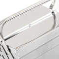 Miniatyrbillede 3 af 8: Cantilever Værktøjskasse Metal Foldbar Bærbar Autovedligeholdelse Opbevaring Organizer Rustfrit Stål 3 Lag 5 Bakker 460