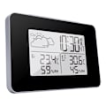 Miniatyrbild 1 av 8: Smart Väderprognosstation, Färgprognos med Inomhus- och Utomhustermometer, Hög Stabilitet och Precision, Digital Klocka, Låg Strömförbrukning,