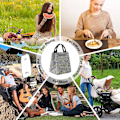 Pikkukuva 5 / 5: Lounaslaukku Kannettava Bento-laukku Oxford-kangas eristetty laukku