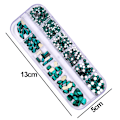 Miniatyrbilde 2 av 5: Negle Rhinestones Krystaller Smykker Multiforme Størrelser Negleperler, for Negle DIY Håndverk Smykker
