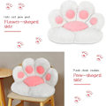Miniatyrbillede 3 af 3: Kattepoter Pude - Kawaii Cozy Sød Sæde Pude, Kattepoter Form Doven Sofa Kontorstol Pude, Kontor Cozy Varmt Sæde Pude - Blå