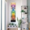 Miniatyrbild 2 av 5: Sju Chakra Dekorativ Väggbonad Gobeläng Bohemia Tarot Fas Tassel Gobeläng Boho Art Gobelänger För Sovrum Kontor Dekor