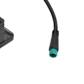 Miniatyrbilde 4 av 8: Elektrisk Sykkeldisplay 36V 48V LCD GD01 Display 5-pins Vanntett Plugg for 22,2 mm Styre