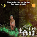 Miniatyrbild 5 av 5: Fairy Garden Tillbehörsset, Självlysande Spökträdälvor för Utomhus Uteplats Gräsmatta Gård Dekoration, Mikro Landskap Lysande i Mörker Hartsfigurer