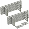 Miniatyrbilde 1 av 4: 20 stk Dørhåndtak T-Bar Kjøkken Skap Dørhåndtak Rustfritt Stål - Senteravstand 64 mm