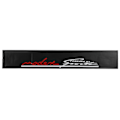 Miniatyrbillede 2 af 8: 130x21cm Universal PVC Bil Reflekterende Sticker Forruden Dekorative Dekaler med Skraber til Bil Powered By