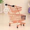 Pikkukuva 7 / 8: Mini Metal Shopping Cart Supermarket Handcart Trolley, Table Off