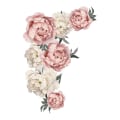 Miniatyrbillede 1 af 7: Blomster Vægmærker Peonblomster Vægmærker til Soveværelse, Peon