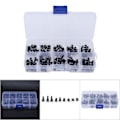 Miniatyrbilde 1 av 2: 100 stk 10 Verdier 6x6x4.3-13mm Taktile Trykknappbrytere Vanntette Mikro Taktbrytere