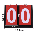 Miniatyrbillede 5 af 8: Bordplade Flip Scoreboard 2/4 Cifre Bærbar Flip Sports Scoreboard