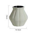 Miniatyrbillede 2 af 5: Keramisk Blomster Vase, til Hjemmeindretning, Pejs, Soveværelse, Køkken