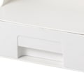 Miniatyrbillede 5 af 5: Skrivebords Opbevaringsboks Multirum Blyant Diverse Holder med Skuffe Plastik Kontorartikler Organizer Hvid Skuffe