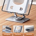 Miniatyrbillede 5 af 5: Laptop-stander, justerbar computerstander, 360 graders roterende base