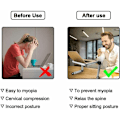 Miniatyrbild 5 av 5: Justerbart Bokstöd, Ergonomisk Design för Läroböcker, Notböcker, Surfplattor och Mer, Främjar Bra Hållning och Koncentration, Handsfree Läsning