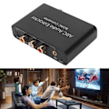 Miniatyrbilde 1 av 8: HD Output ARC Lyduttrekker 192KHz Optisk SPDIF 3,5 mm Hodetelefonport Digital Analog Lydkonverter for Hjemmekino TV