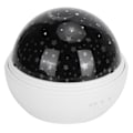 Miniatyrbillede 3 af 5: Hvid LED Natlys Romantisk Projektionslampe 8 Farvetilstande Soveværelsesdekoration USB Batteridrevet