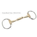 Miniatyrbilde 6 av 8: 135mm Heste Ring Snaffle Bit Rustfritt Stål og Kobber Hengsel Hest Løst Ring Snaffle for Utendørs Gaver