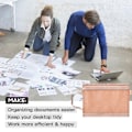 Miniatyrbilde 4 av 5: Mesh-mappe med glidelås for oppbevaring av filer Oppbevaringsmappe for filer Skolemappe i mesh