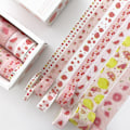 Miniatyrbild 4 av 5: Washi Tape Set, 8 rullar med 3 m lång, söt dekorativ tejp för