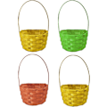 Pikkukuva 1 / 8: 4 kpl Pääsiäiskori Mini Kudottu Rattan-kori Lasten E