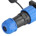 Miniatyrbillede 5 af 8: IP68 Vandtæt Stikkontakt Kvadratisk Luftfartsstrømstik Industrielt Terminaladapter SP169 Pin (250V 5A)