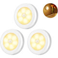 Miniatyrbilde 3 av 6: 3 stk LED-bevegelsessensorlys, energisparende, varmt hvitt lys