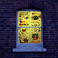 Miniatyrbilde 5 av 5: Halloween-vindudekals for barn