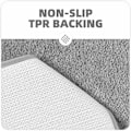 Miniatyrbilde 2 av 5: Antislipp badematte, badeteppe, vaskbar gulvmatte med myk mikrofiber