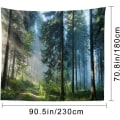 Miniatyrbilde 3 av 6: Skogsteppe Hjemmedekor Landskapsteppe Stue Soverom