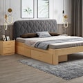 Miniatyrbilde 2 av 5: Sengesett-hodeplatedeksler, sengesett-hodeplatedeksel, støvtett, elastisk hodeplatedeksel, tykt quiltet hodepladedeksel, beskyttende deksel