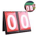 Miniatyrbillede 2 af 8: Bordplade Flip Scoreboard 2/4 Cifre Bærbar Flip Sports Scoreboard