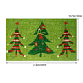 Pikkukuva 2 / 5: Jouluovimatto Xmas Flannel Lattiamatto Hyvää Joulua Kotioven Matto Liukastumaton Lattiamatto Olohuoneeseen
