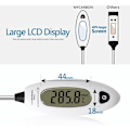 Miniatyrbild 4 av 5: Kökstermometer Present Man Kvinna Jul Användbar Termometer Matlagning Digital Sond Termometer Mat Direkt Avläsning Termometer