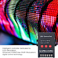 Miniatyrbillede 8 af 8: RGB LED Controller PWM Digital til Farverigt Strip Light Projekt med Fjernbetjening 5V‑12V‑24V