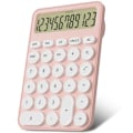 Miniatyrbillede 1 af 5: 12-cifret lommeregner til skole, bordstørrelse 16 x 11 cm, store knapper, let at trykke LCD-skærm, 15° vippebar skærm til børns lommeregnere