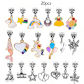 Miniatyrbillede 5 af 5: Charm Armbåndssæt, Armbånd Lav Dine Egen Børn Charm Armbånd Piger Sæt, DIY Smykker Håndværk Julegave Piger Gaver 5 6 7 8 9 10 11 12 13 År
