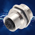 Miniatyrbillede 5 af 8: M12‑B‑S5 Panelmonteret Stikkontakt M12 IP67 Vandtæt Stik 5-polet Stikadapter