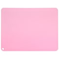 Miniatyrbillede 2 af 8: Silikon Bordskåner Vandafvisende Skridsikker Bordmåtte Varmeisolerende Pude til Grundskoleelever 41x31x1cm (Mørk Rosa)