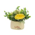 Miniatyrbillede 1 af 5: Kunstige kunstige blomster, kunstige grønne planter, potteplanter