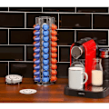 Miniatyrbild 1 av 5: Stilren kaffe- och espressomaskin för en portion med Aeroccino mjölkskummare, 360 graders roterande bas och användarvänlig design, idealisk för att skapa