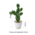Miniatyrbillede 2 af 5: Kunstig tropisk plante simulering kaktus bonsai kunstig